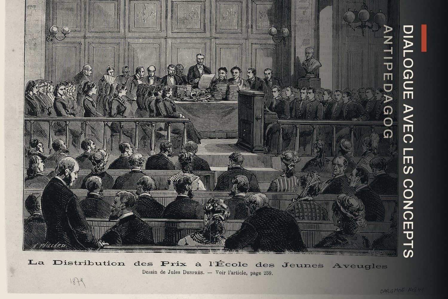 La distribution des prix à l’École des Jeunes Aveugles, Paris, 1879
