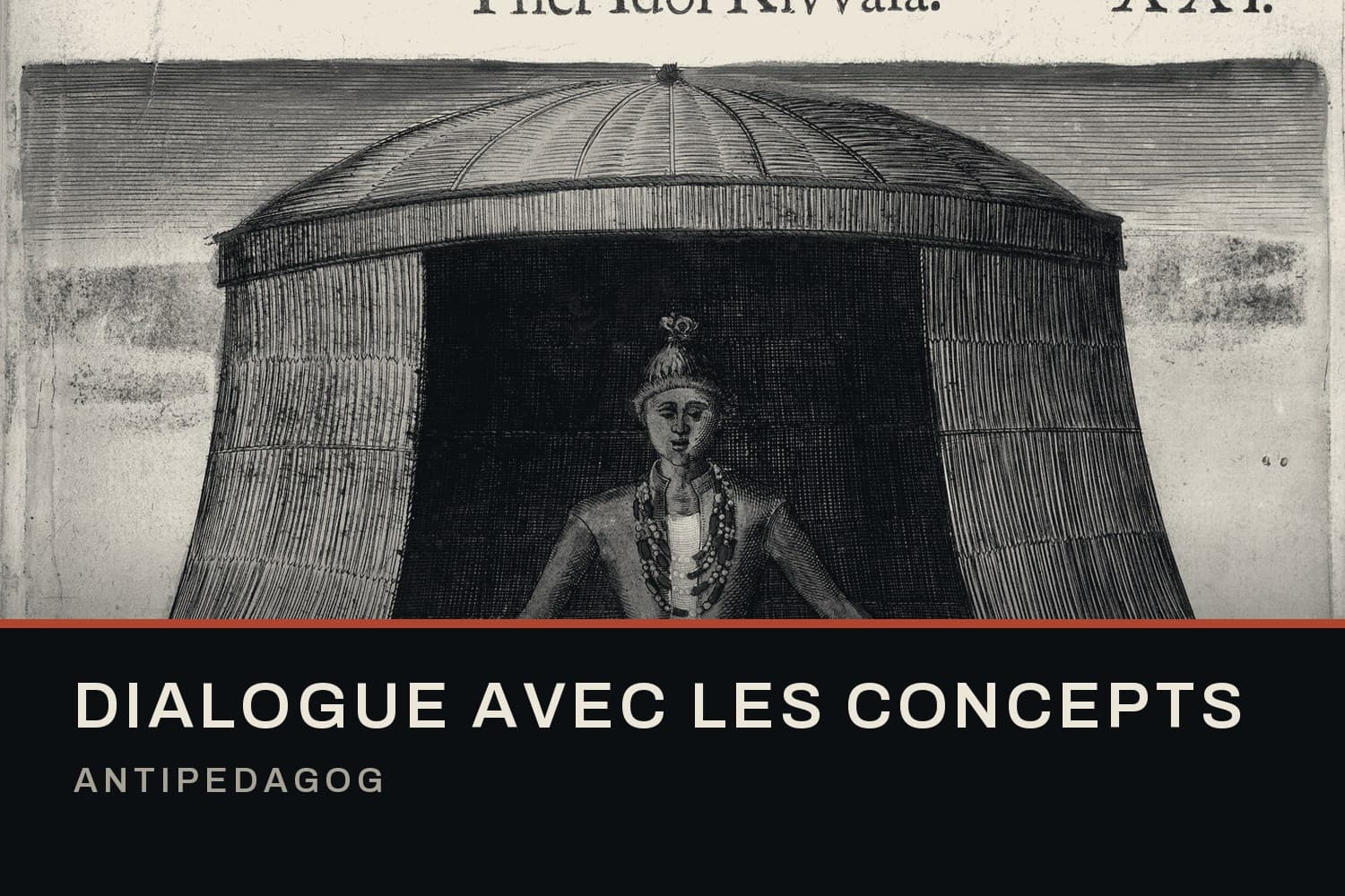 Gravure : The idol Kivvasa - Travels through Virginia (1618), f.89 - BL Sloane MS 1622.jpg